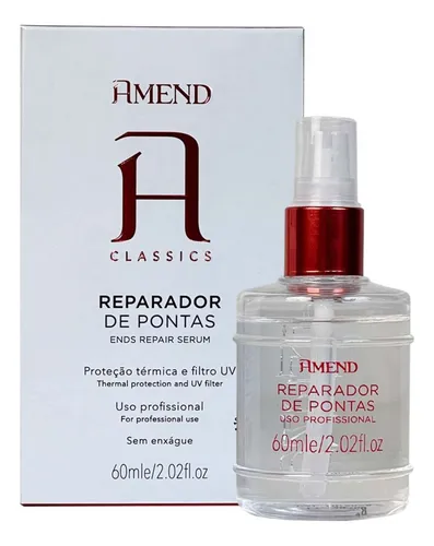 Amend - Serum Reparador De Pontas Proteção Térmica 60ml