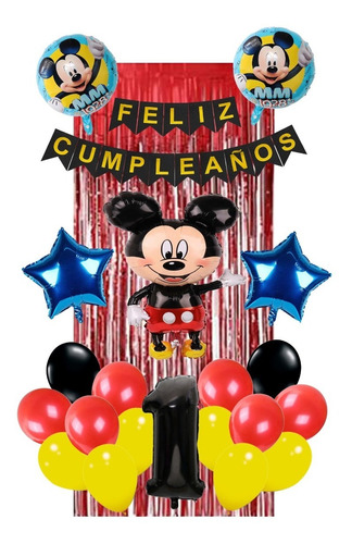 Globos Metalizados Para Fiestas Mickey Mouse