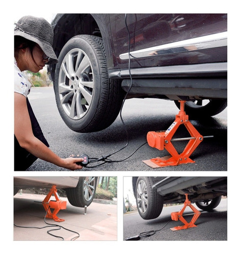 Imagen 3 de 10 de Kit Cambio Neumático Eléctrico 12v + Criquet 3 Toneladas Suv