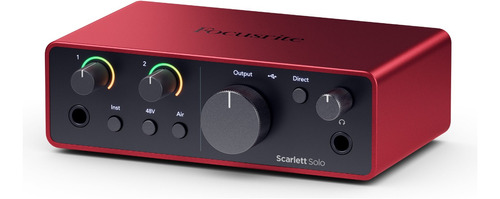 Interface De Audio Scarlett Solo Geração 4 - Focusrite +nf