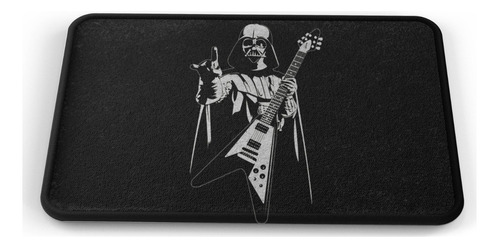 Tapete Darth Vader Guitarra Eléctrica Baño Lavable 40x60cm