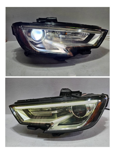 Faros Audi A3 Ámbar 2017-2020 Completos Ambos Lados (Usado)