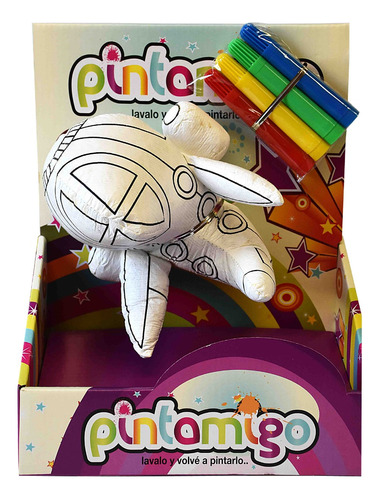 Pintamigo Peluches Animales Para Colorear, Lavables   10408