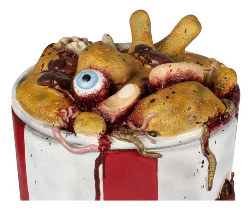 Decorativo Comida Kfc Pollo Sangrienta Nasty Props Halloween Color Rojo