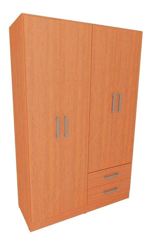 Imagen 1 de 2 de Placard Orlandi Bahía 1.21 Color Mogno De Melamina 4 Puertas