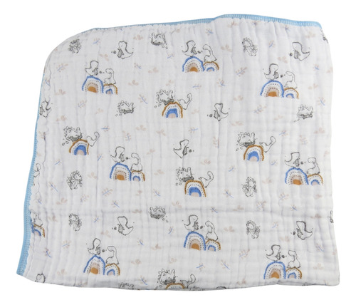 Toalhão De Banho Papi Mami Soft Premium C/ Capuz Dino
