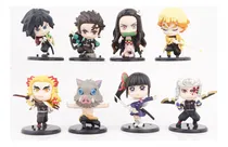 Comprar Set 8 Piezas Demon Slayer Anime Colección Figuras De Juguete