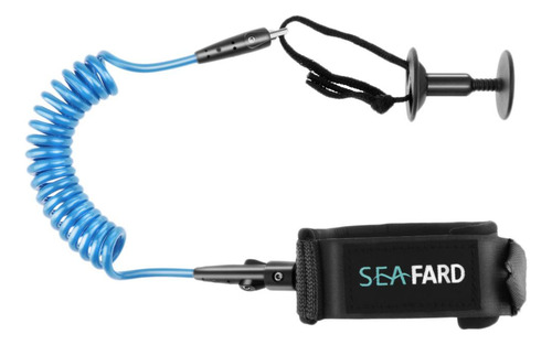 Cable Correa Elástico De Surf Muñeca Bobina 5 Pies Azul