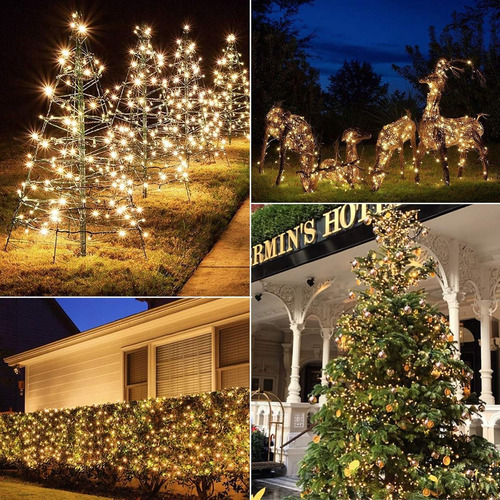 Luces Navidad, Paquete 2, 55 Metros, 50 Led Mini Impermeable