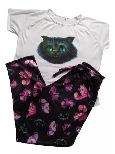 Pijama Conjunto Largo Gato Alicia Maravillas