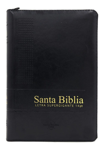 Biblia Rv1960 Manual Letra Gigante Cierre Negro 14pt Índice