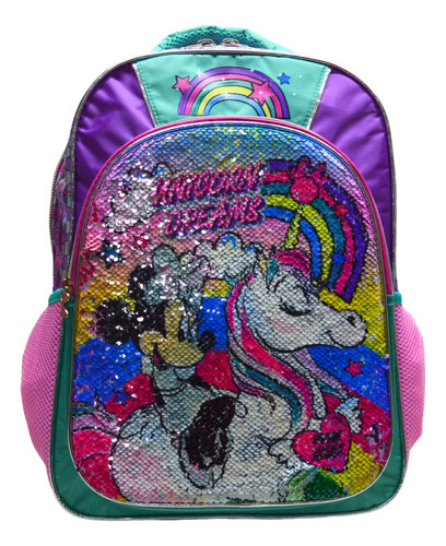 Mochila Escolar Primaria Minnie Mouse 157877 Ruz