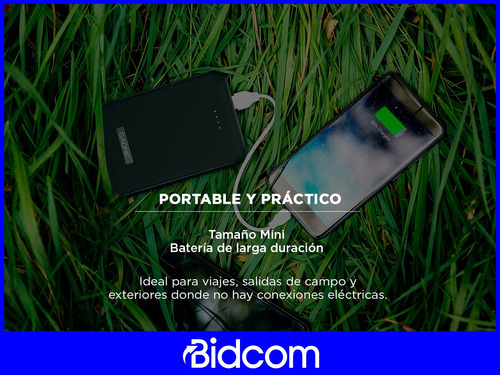 Cargador Portátil Gadnic Batería Externa 15000mah Celular Color Negro