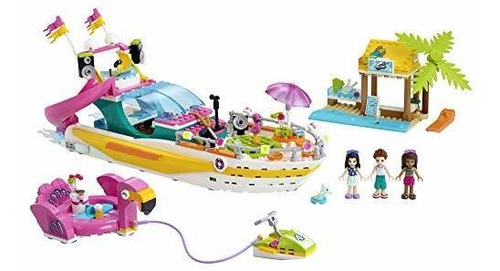 Lego Friends Party Boat 41433 Incluye Figuras De Emma, Andre