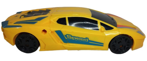 Imagen 6 de 10 de Robot Transformers Grande 22cm Auto Helicoptero Arma Niño