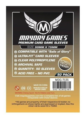 Mayday Micas Premium Sails Of Glory 50x75mm Pack 50