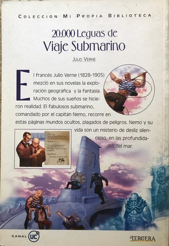 20.000 Leguas De Viaje Submarino, De Julio Verne. Mi Propia Biblioteca, Vol. 2. Editorial Copesa, Tapa Dura, Edición 1 En Español, 2015