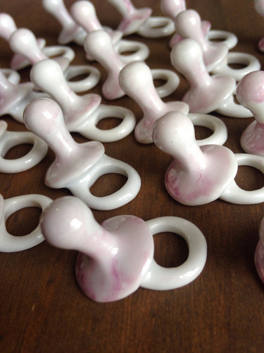 Lembrancinha 10 Chupetas Porcelana Bebe Nascimento Criança