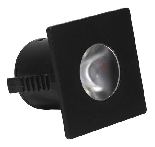 Opus - Mini Spot Iluminação Móveis Embutir Preto