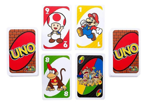 Juego De Cartas Estilo Uno Edición Especial Mario Bross