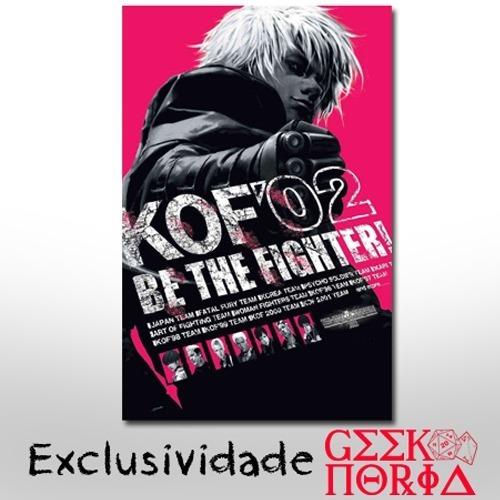 Placa Criativa Decorativa Game The King Of Fighters - Kof