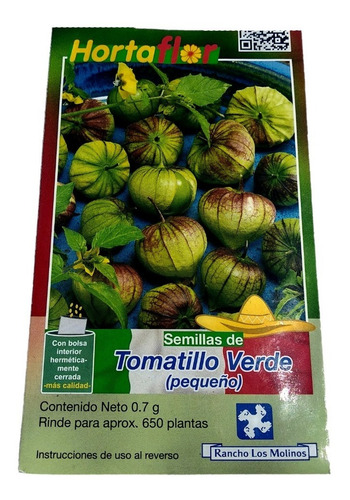 700 Semillas De Tomatillo Verde Hortaliza 972