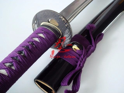 Espada Tradicional Samurai Com Corte Afiada Aço 1060 Afiada