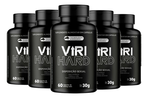 Kit 5x Virihard Original 5 Meses De Uso Desconto Exclusivo