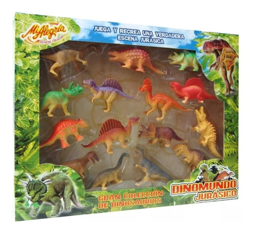 Dinomundo Jurásico Colección De Dinosauros Mi Alegría