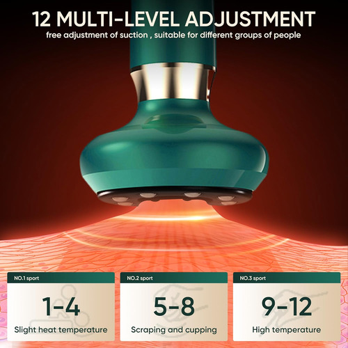 Handheld Cellulite Massager - 3 In 1 Vacuum Cupping Set, ...