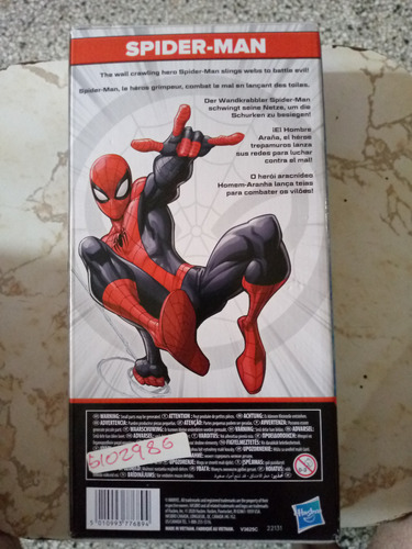 Figura De Spider-man, Marca Hasbro (100% Original)