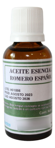 Aceite Esencial Romero Español 120 Ml