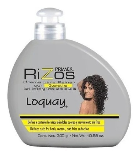 Primer Rizos Crema Para Peinar 300 G Loquay