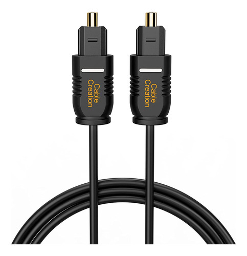 Cablecreation Cable De Audio Digital Optico De 15 Pies, F...