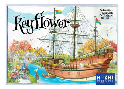 R&d Games Keyflower Juego De Mesa, Multicolor