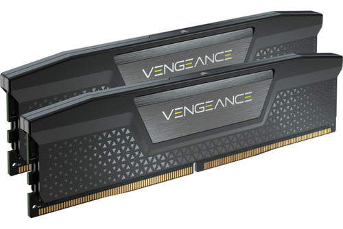 Memória RAM Vengeance gamer cor preta 64GB 2x32GB Corsair CMK64GX5M2B5600C40