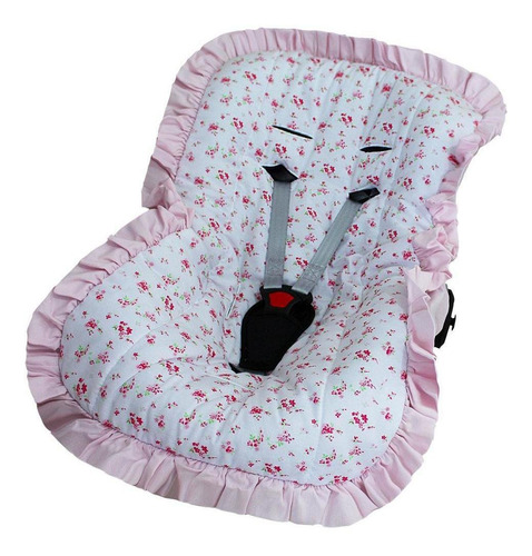 Capa De Bebê Conforto Nanna Baby - Florzinha Pink