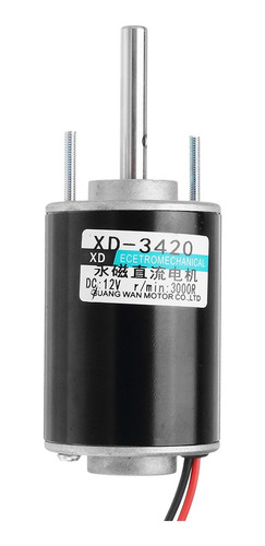 Imagem 3 de 6 de Machifit 3420 Motor 12 V 3000 Rpm Ímã Permanente Motor Dc Mo