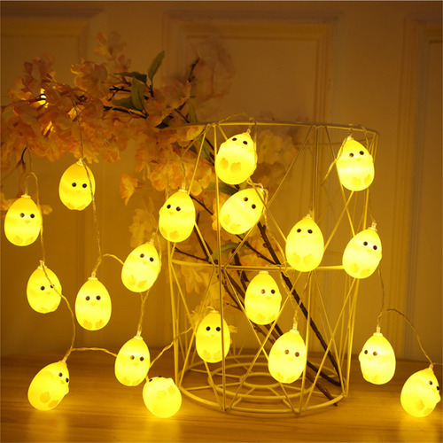 Decoración De Pascua Con Led Led, Lámpara De Pollo Amarillo