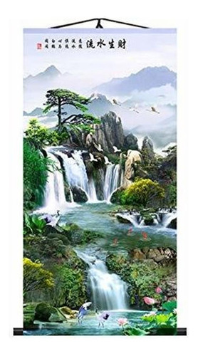 Zzooi Chino Fengshui Pintura Decorativa Mirada Viva Animales