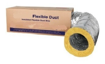 Imagen 4 de 9 de Conducto Flexible 4 /10cm Con Aislacion Largo 7.5 Metros