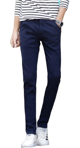 Imagen 4 de 7 de Pantalones Drill De Hombre Bolsillo Chino, Pantalones Strech