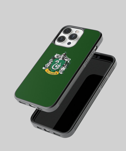 Case Funda Para iPhone Harry Potter Casas Slytherin Verde