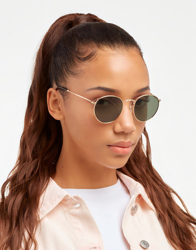 Lente De Sol Hawkers - Moma Midtown Unisex - Polarizadas Gold Green