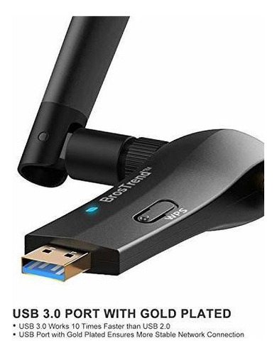 Adaptador Red Brostrend 1200mbps Linux Adaptador Wifi Usb Pa