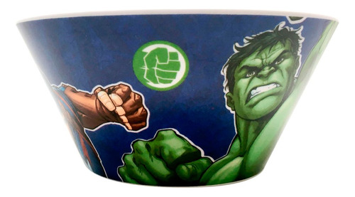 Bowl Cónico Avengers Marvel Utensilios Hogar Cocina