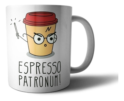 Taza De Cerámica - Harry Potter Espresso Patronum, Cafe