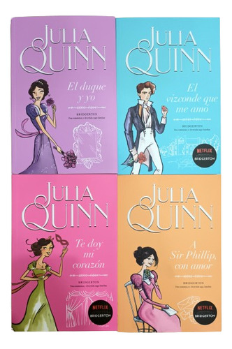 Saga Bridgerton Vol1, Vol2, Vol3 Y Vol5 - Julia Quinn -