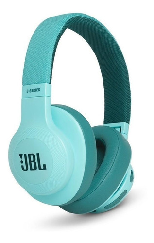 Fone de ouvido over-ear sem fio JBL E55BT JBLE55BT azul-turquesa