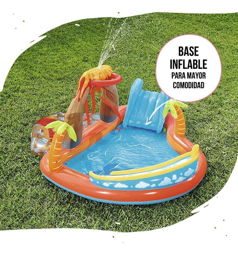 Imagen 6 de 10 de Pileta Centro De Juegos Bestway 53069 Tobagán Extraíble Pce